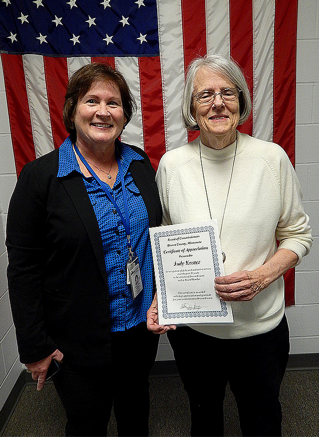 Kuster honored as Human Services Board lay member | News, Sports, Jobs -  The Journal